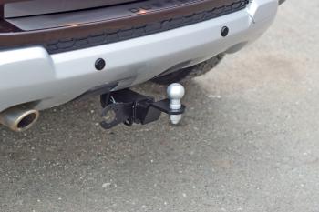 12 559 р. Фаркоп PT GROUP /съемный квадрат/ RENAULT Duster 2012- /Kaptur 2016-/ NISSAN Terrano 2014-(07011501) Nissan Terrano D10 дорестайлинг (2013-2016)  с доставкой в г. Пермь. Увеличить фотографию 3