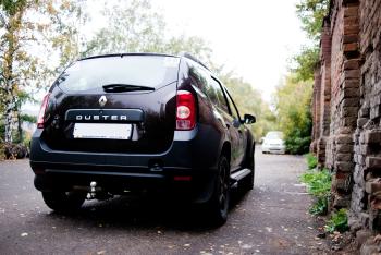 12 559 р. Фаркоп PT GROUP /съемный квадрат/ RENAULT Duster 2012- /Kaptur 2016-/ NISSAN Terrano 2014-(07011501) Nissan Terrano D10 дорестайлинг (2013-2016)  с доставкой в г. Пермь. Увеличить фотографию 5