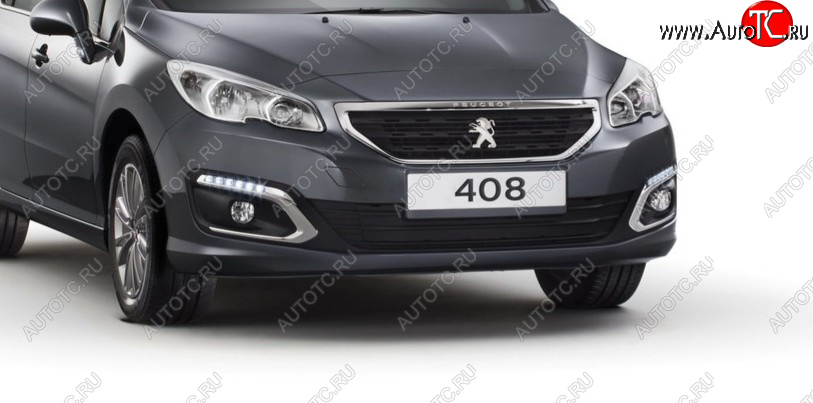 8 799 р. Бампер передний BodyParts  Peugeot 408 (2010-2017)  дорестайлинг (Неокрашенный)  с доставкой в г. Пермь