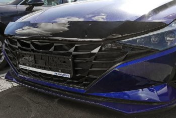 Дефлектор капота SIM Hyundai Elantra  CN7 (2020-2023)