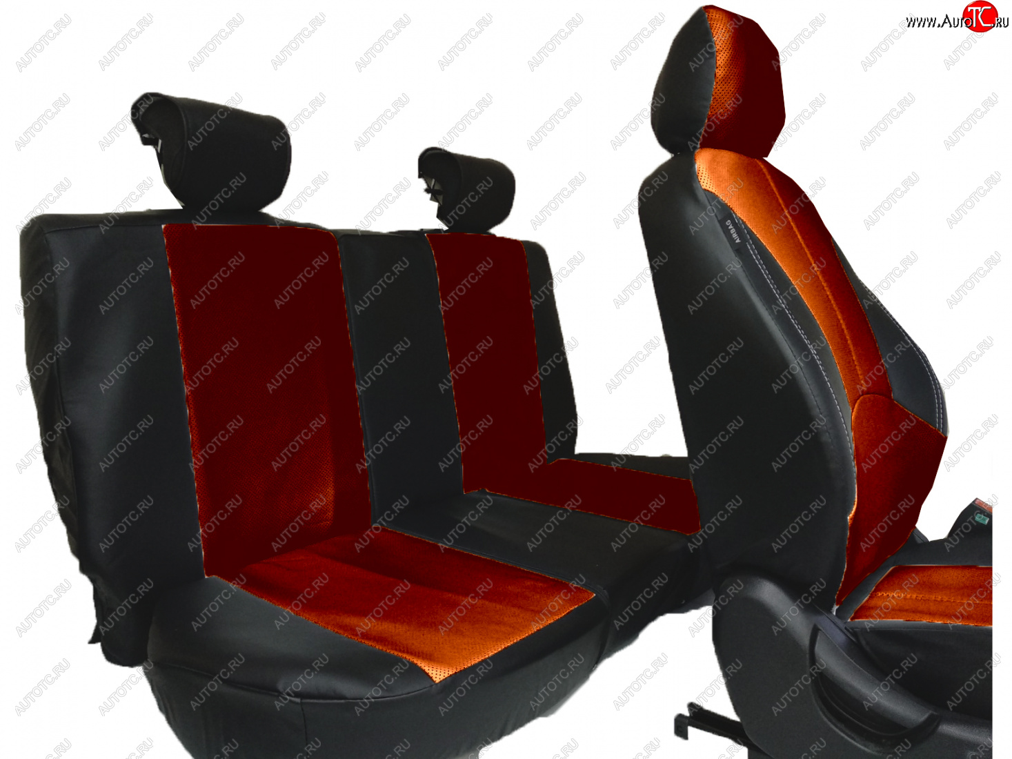 3 999 р. Универсальные чехлы сидений X-DRIVE   (черный/коричневый)  с доставкой в г. Пермь