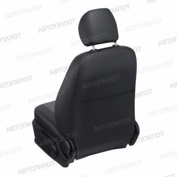 14 249 р. Чехлы сидений (экокожа) Автопилот Ромб  Haval H6 (2013-2020) дорестайлинг (черный/серый)  с доставкой в г. Пермь. Увеличить фотографию 3
