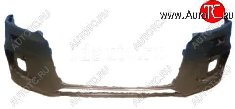 7 449 р. Бампер передний (с отверстием под омыватели фар, Тайвань) BodyParts  Audi Q3  8U (2014-2018) рестайлинг (Неокрашенный)  с доставкой в г. Пермь