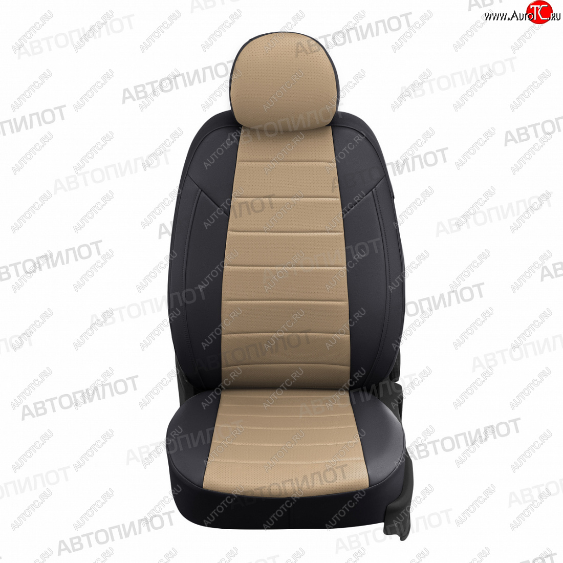 13 649 р. Чехлы сидений (экокожа) Автопилот  Hyundai Elantra ( XD,  XD2) (2000-2010) седан дорестайлинг, рестайлинг седан (черный/темно-бежевый)  с доставкой в г. Пермь