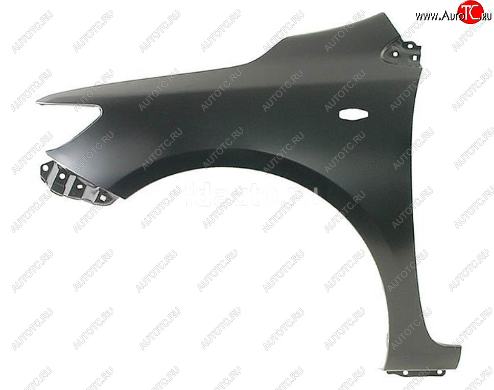 11 999 р. Левое крыло (с отверстием под повторитель поворота) BodyParts  Toyota Corolla  E150 (2006-2010) седан дорестайлинг (Неокрашенное)  с доставкой в г. Пермь