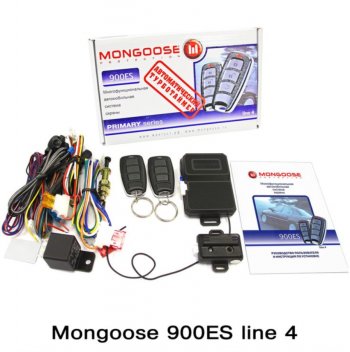 Автосигнализация Mongoose 900ES line 4 Honda Mobilio 2 DD4,DD5 1-ый рестайлинг (2017-2019)
