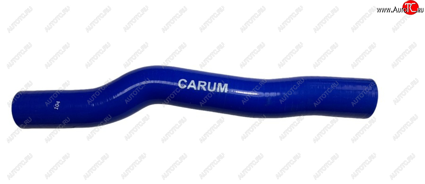 879 р. Силиконовый верхний патрубок радиатора (2AZFE 2.4 ) CARUM Toyota Camry XV40 дорестайлинг (2006-2008)  с доставкой в г. Пермь