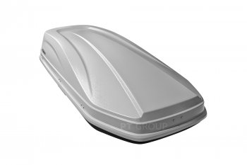 30 989 р. Автобокс PT GROUP (650л., 225x45x88, двустороннее открывание) Active L серый   (Серый)  с доставкой в г. Пермь. Увеличить фотографию 2