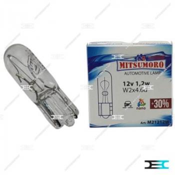 7 р.  Автолампа 12V -1,2W (W1.2W)(W2x4,6d) Микрушка MITSUMORO Honda Mobilio 2 DD4,DD5 1-ый рестайлинг (2017-2019) (передний габарит,повторитель,безцокольный)  с доставкой в г. Пермь. Увеличить фотографию 2