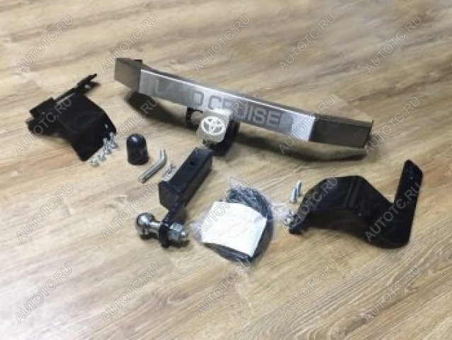 12 849 р. Фаркоп (тягово-сцепное устройство) ТСС Тюнинг  Toyota Land Cruiser  200 (2015-2021) 2-ой рестайлинг (надпись Land Cruiser, шар Е)  с доставкой в г. Пермь