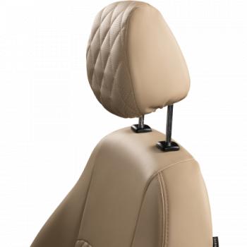 6 399 р. Комплект чехлов для сидений (ЦЗС Илана+Орегон) ТУРИН ст РОМБ Lord Autofashion Лада 2107 (1982-2012) (бежевый, вставка бежевая, строчка бежевая)  с доставкой в г. Пермь. Увеличить фотографию 2