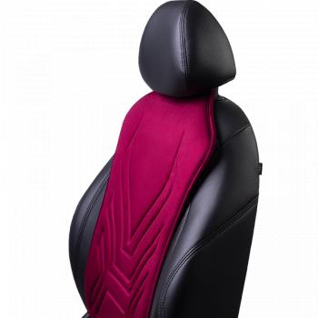 2 579 р. Накидка на сиденье (1 место Афины) ЛЮКС ст АЛЬБИОН Lord Autofashion   (бордовый, строчка бордовая)  с доставкой в г. Пермь. Увеличить фотографию 7