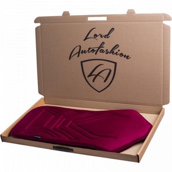 2 579 р. Накидка на сиденье (1 место Афины) ЛЮКС ст АЛЬБИОН Lord Autofashion   (бордовый, строчка бордовая)  с доставкой в г. Пермь. Увеличить фотографию 10