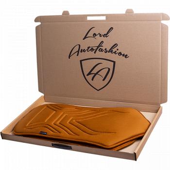 2 579 р. Накидка на сиденье (1 место Афины) ЛЮКС ст АЛЬБИОН Lord Autofashion   (бронза, строчка светло-коричневая)  с доставкой в г. Пермь. Увеличить фотографию 8