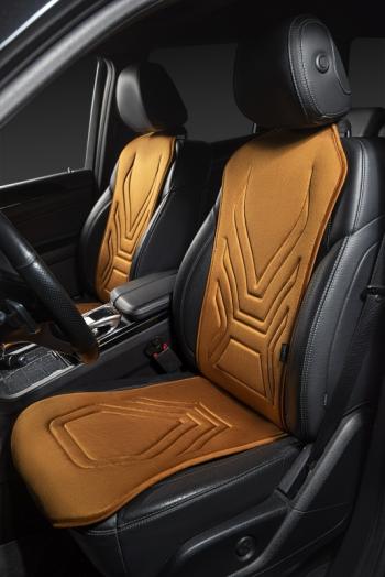 2 579 р. Накидка на сиденье (1 место Афины) ЛЮКС ст АЛЬБИОН Lord Autofashion   (бронза, строчка светло-коричневая)  с доставкой в г. Пермь. Увеличить фотографию 9