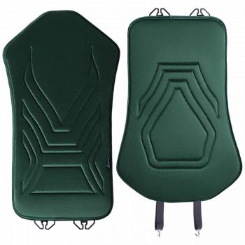 2 579 р. Накидка на сиденье (1 место Афины) ЛЮКС ст АЛЬБИОН Lord Autofashion   (зеленый, строчка темно-зеленая)  с доставкой в г. Пермь. Увеличить фотографию 6