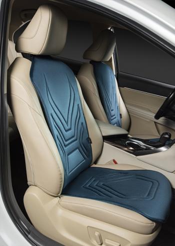 2 579 р. Накидка на сиденье (1 место Афины) ЛЮКС ст АЛЬБИОН Lord Autofashion   (мурена, строчка серо-голубая)  с доставкой в г. Пермь. Увеличить фотографию 7
