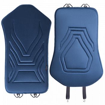 2 579 р. Накидка на сиденье (1 место Афины) ЛЮКС ст АЛЬБИОН Lord Autofashion   (мурена, строчка серо-голубая)  с доставкой в г. Пермь. Увеличить фотографию 2