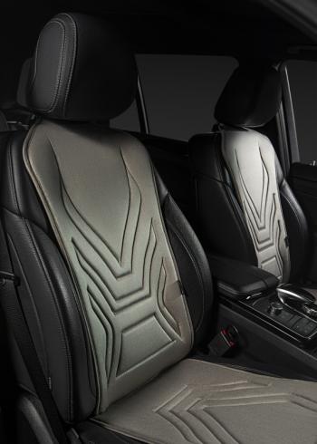 2 579 р. Накидка на сиденье (1 место Афины) ЛЮКС ст АЛЬБИОН Lord Autofashion   (серый, строчка серая)  с доставкой в г. Пермь. Увеличить фотографию 9