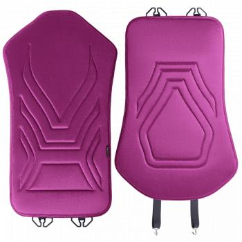 2 579 р. Накидка на сиденье (1 место Афины) ЛЮКС ст АЛЬБИОН Lord Autofashion   (фуксия, строчка темно-лиловая)  с доставкой в г. Пермь. Увеличить фотографию 4
