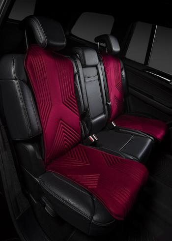 3 299 р. Накидка на сиденье (1 место Афины) ЛЮКС ст ВАН ВЭЙ Lord Autofashion   (бордовый, строчка бордовая)  с доставкой в г. Пермь. Увеличить фотографию 6