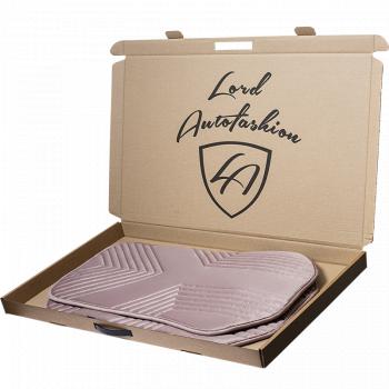 2 579 р. Накидка на сиденье (1 место Афины) ЛЮКС ст ВАН ВЭЙ Lord Autofashion   (розовый, строчка розовая)  с доставкой в г. Пермь. Увеличить фотографию 7