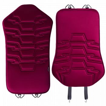 3 299 р. Накидка на сиденье (1 место Афины) ЛЮКС ст ФОРТ Lord Autofashion   (бордовый, строчка бордовая)  с доставкой в г. Пермь. Увеличить фотографию 10