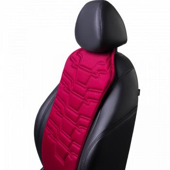 2 579 р. Накидка на сиденье (1 место Афины) ЛЮКС ст ФОРТ Lord Autofashion   (красный, строчка темно-красная)  с доставкой в г. Пермь. Увеличить фотографию 9