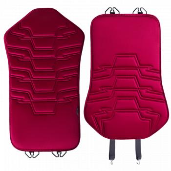 2 579 р. Накидка на сиденье (1 место Афины) ЛЮКС ст ФОРТ Lord Autofashion   (красный, строчка темно-красная)  с доставкой в г. Пермь. Увеличить фотографию 11