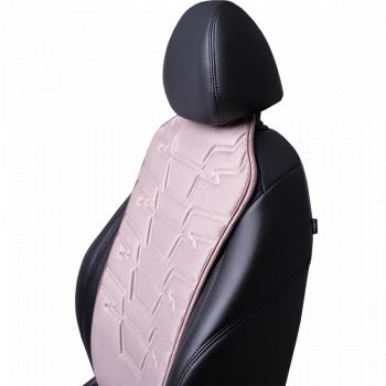 2 579 р. Накидка на сиденье (1 место Афины) ЛЮКС ст ФОРТ Lord Autofashion   (розовый, строчка розовая)  с доставкой в г. Пермь. Увеличить фотографию 6
