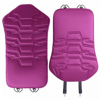 2 579 р. Накидка на сиденье (1 место Афины) ЛЮКС ст ФОРТ Lord Autofashion   (фуксия, строчка темно-лиловая)  с доставкой в г. Пермь. Увеличить фотографию 4