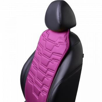 2 579 р. Накидка на сиденье (1 место Афины) ЛЮКС ст ФОРТ Lord Autofashion   (фуксия, строчка темно-лиловая)  с доставкой в г. Пермь. Увеличить фотографию 2