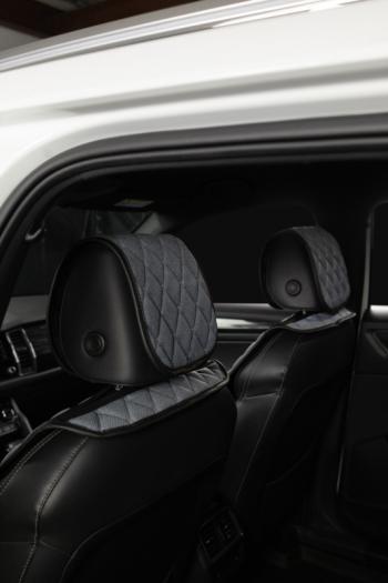 3 999 р. Накидка на сиденье (2 места Каир) ТЕЙЛОР ст БАЙРОН Lord Autofashion   (серый, строчка серая)  с доставкой в г. Пермь. Увеличить фотографию 3