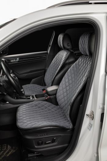 3 999 р. Накидка на сиденье (2 места Каир) ТЕЙЛОР ст БАЙРОН Lord Autofashion   (серый, строчка серая)  с доставкой в г. Пермь. Увеличить фотографию 4