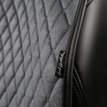 3 999 р. Накидка на сиденье (2 места Каир) ТЕЙЛОР ст БАЙРОН Lord Autofashion   (серый, строчка серая)  с доставкой в г. Пермь. Увеличить фотографию 7