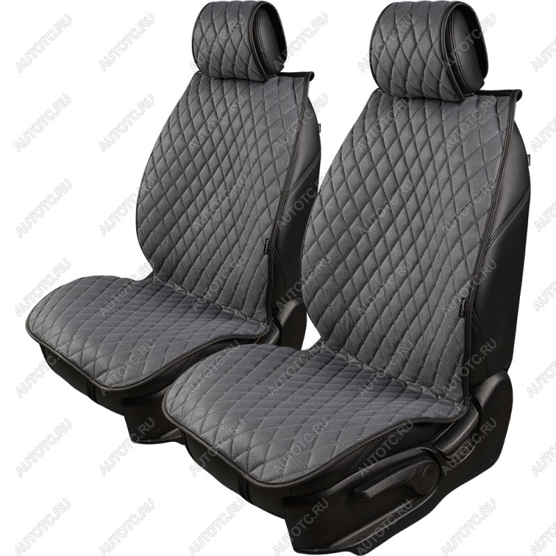 3 999 р. Накидка на сиденье (2 места Каир) ТЕЙЛОР ст БАЙРОН Lord Autofashion   (серый, строчка серая)  с доставкой в г. Пермь