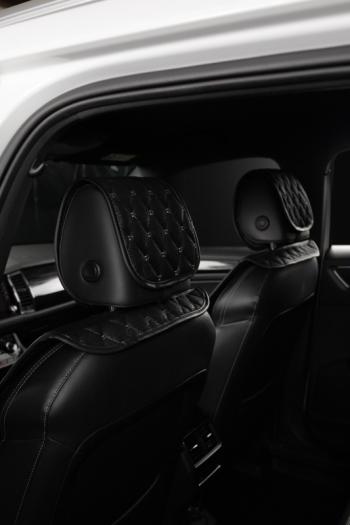 3 999 р. Накидка на сиденье (2 места Каир) ТЕЙЛОР ст БАЙРОН Lord Autofashion   (черный, строчка серая)  с доставкой в г. Пермь. Увеличить фотографию 4