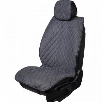 6 499 р. Накидка на сидение (5 мест Софа) ТЕЙЛОР ст РОМБ Lord Autofashion   (серый, строчка серая)  с доставкой в г. Пермь. Увеличить фотографию 4
