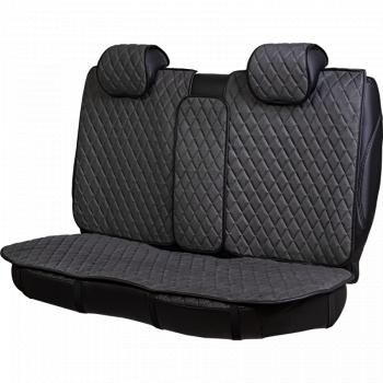 6 499 р. Накидка на сидение (5 мест Софа) ТЕЙЛОР ст РОМБ Lord Autofashion   (серый, строчка серая)  с доставкой в г. Пермь. Увеличить фотографию 5
