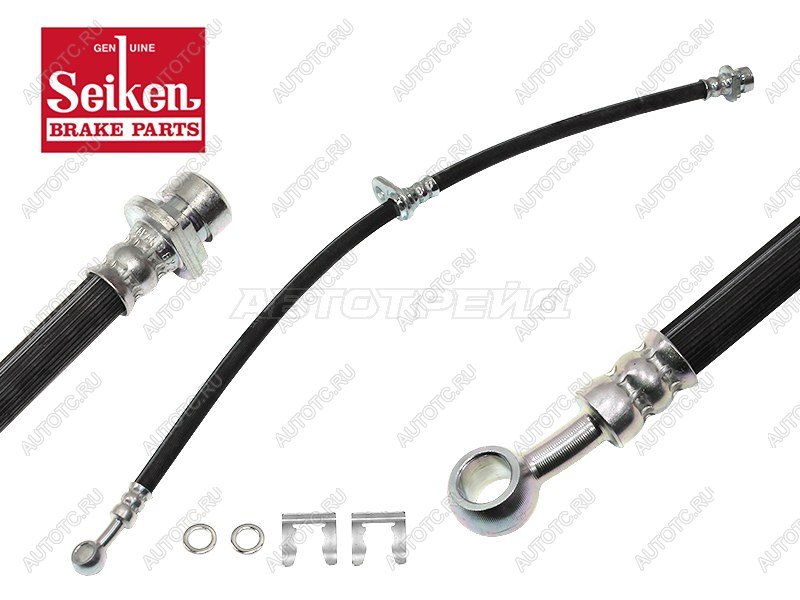 1 169 р. Шланг тормозной передний LH-RH SEIKEN  Honda HR-V ( GH1,GH2,  GH3, GH4,  GH1, GH2) (1998-2005) дорестайлинг 3 дв., дорестайлинг 5 дв., рестайлинг 3 дв., рестайлинг 5 дв.  с доставкой в г. Пермь