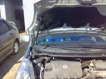 3 299 р. Упор капота ТехноМастер  Nissan Note  1 (2004-2013) E11 дорестайлинг, E11 рестайлинг  с доставкой в г. Пермь. Увеличить фотографию 1