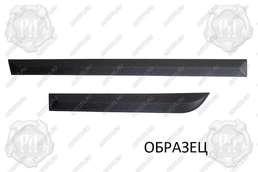 3 859 р. Молдинги на двери (узкие) Русская Артель  Nissan Pathfinder  R51 (2009-2014) рестайлинг (шагрень)  с доставкой в г. Пермь