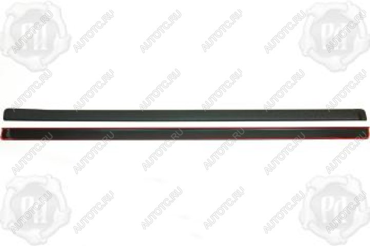 2 869 р. Защита порогов со скотчем Русская Артель  Geely Atlas  FX11 (2023-2025) (шагрень)  с доставкой в г. Пермь