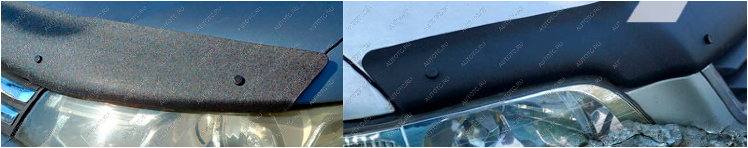 2 349 р. Дефлектор капота CA-Plastic  Geely Okavango (2021-2025) (Серия Strong черная)  с доставкой в г. Пермь