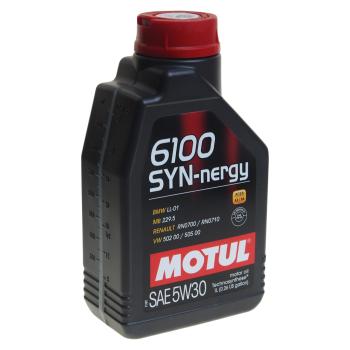 1 099 р. Масло моторное 6100 SYN-NERGIE 5W30 псинт.1л MOTUL MOTUL 112137  с доставкой в г. Пермь. Увеличить фотографию 1