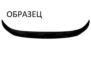 Дефлектор капота SIM Toyota Hilux AN120 дорестайлинг (2016-2020) (черный)
