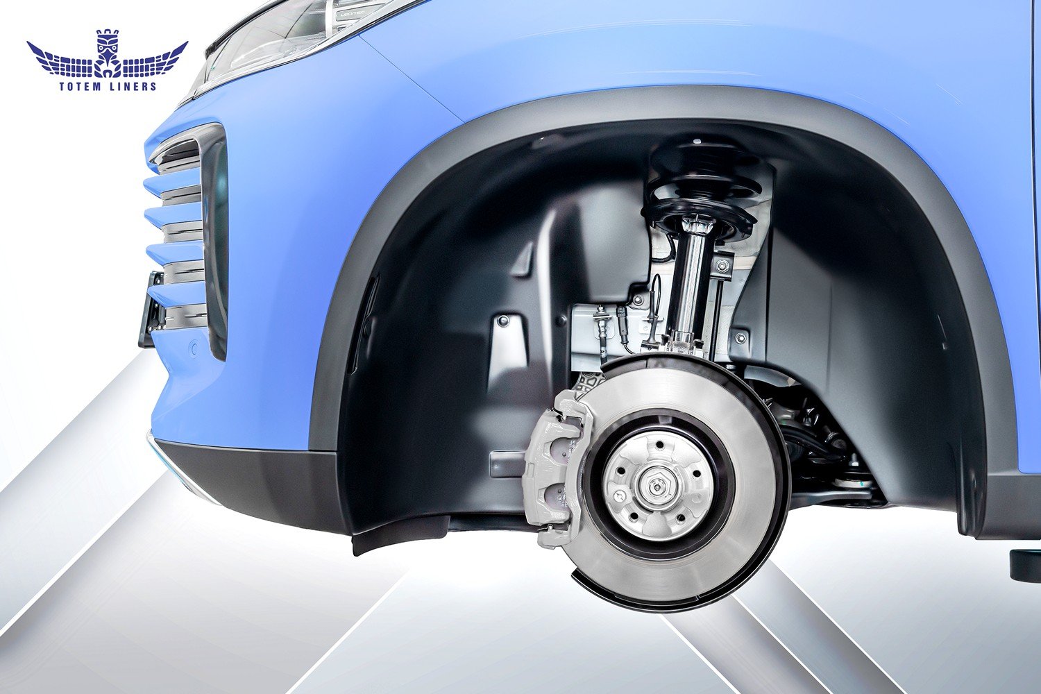 4 949 р. Подкрылок VOLKSWAGEN Touareg, 2018- (передний правый)  Фольксваген Туарег TOTEM totem.51.05.002  с доставкой в г. Пермь