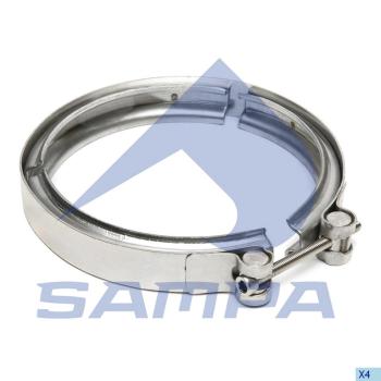 979 р. Хомут глушителя VOLVO FH (d=127) SAMPA SAMPA 037.153 SAMPA 037.153  с доставкой в г. Пермь. Увеличить фотографию 1
