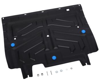 5 999 р. Защита картера и КПП GEELY Coolray (20-) (с крепежом) АВТОБРОНЯ АВТОБРОНЯ 111.01922.1  с доставкой в г. Пермь. Увеличить фотографию 1