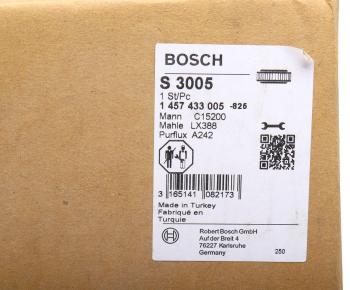 5 849 р. Фильтр воздушный MERCEDES T1,T2 BOSCH BOSCH 1457433005  с доставкой в г. Пермь. Увеличить фотографию 3